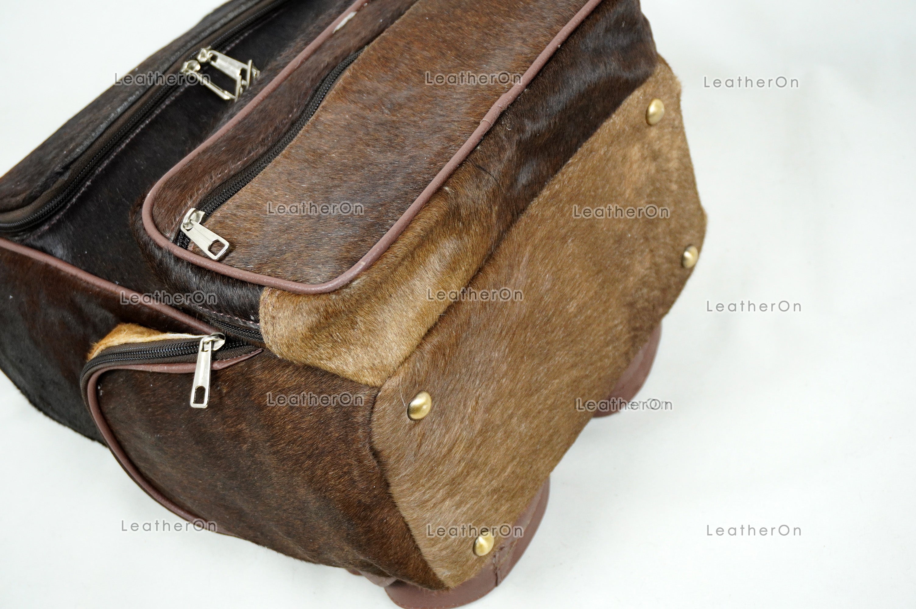 Natural Cowhide Backpack Bag | 100% Real Hair On Cowhide Leather Backpack Bag | Cowhide Shoulder Bag | Hair on Leather Backpack | BP27