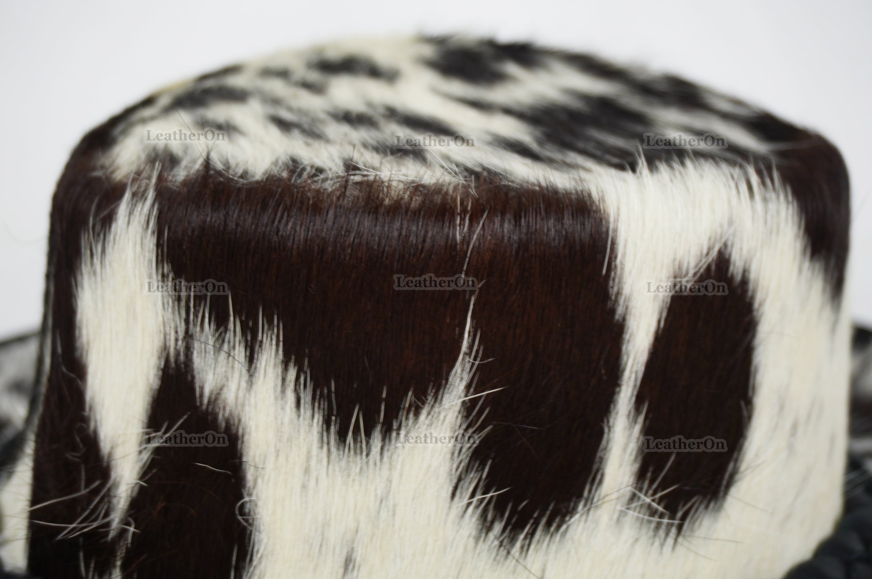 Cowboy Hat | Natural Cowhide Hat | Real Hair on Leather Hat | Western Cowboy Hat | Camel Cowboy Hat | Handmade Cow Skin Hat | Cowgirl hat | HAT1