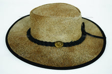 Charger l&#39;image dans la visionneuse de la galerie, Cowboy Hat | Natural Cowhide Hat | Real Hair on Leather Hat | Western Cowboy Hat | Camel Cowboy Hat | Handmade Cow Skin Hat | Cowgirl hat | HAT4
