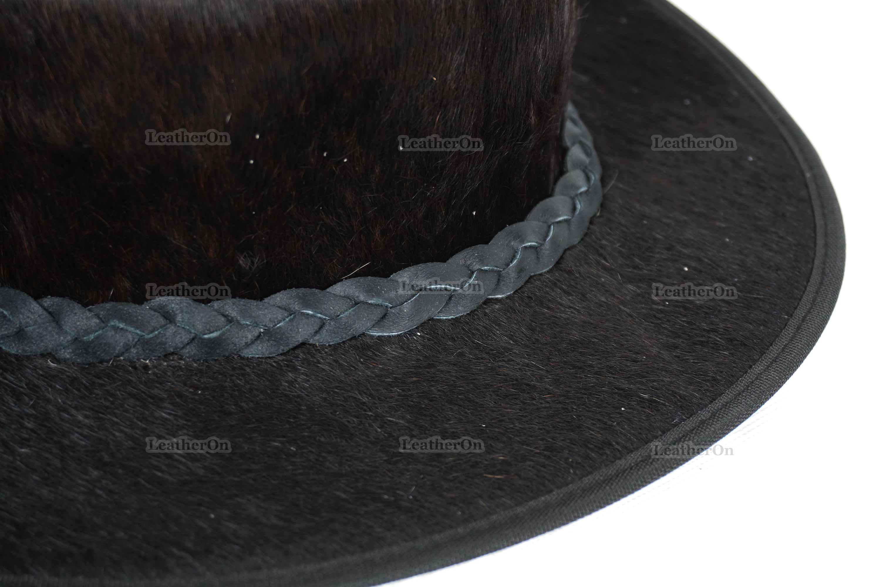Cowboy Hat | Natural Cowhide Hat | Real Hair on Leather Hat | Western Cowboy Hat | Camel Cowboy Hat | Handmade Cow Skin Hat | Cowgirl hat | HAT5