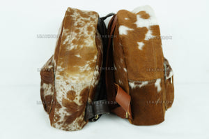 Backpack!! Natural Cowhide Backpack | 100% Hair On Cowhide Leather Backpack Bag | Real Cow skin Backpack Bag
