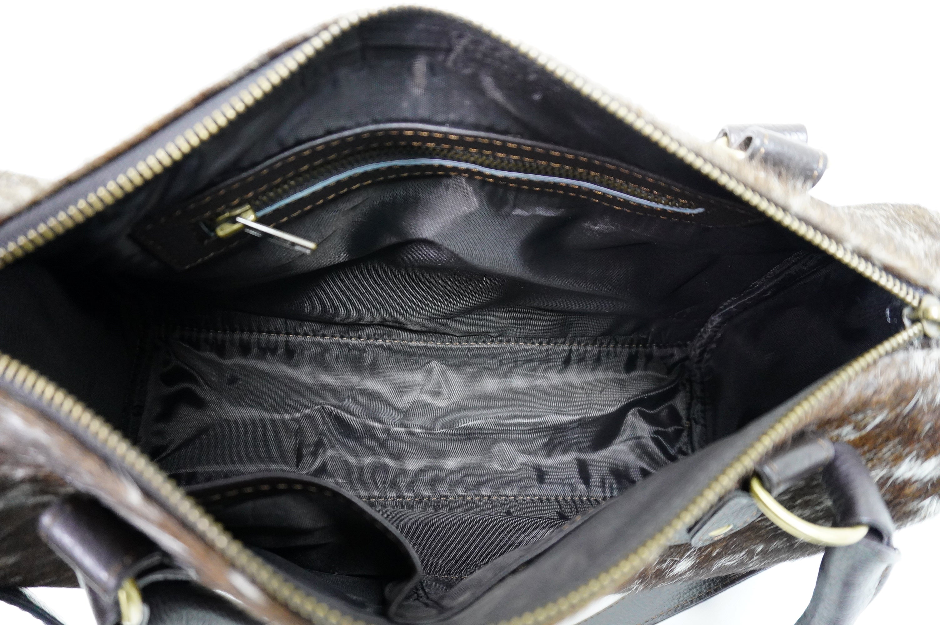GENUINE Cowhide Barrel Bag | Real Cow Skin Shoulder Bag | Hair on Leather Hand Bag
