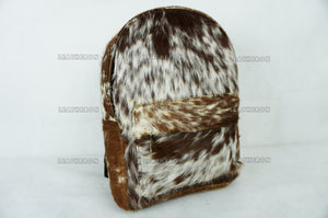 Backpack Bags!! Natural Cowhide Backpack Bags | 100% Hair On Cowhide Leather Backpack Bags | Real Cow skin Backpack Bags