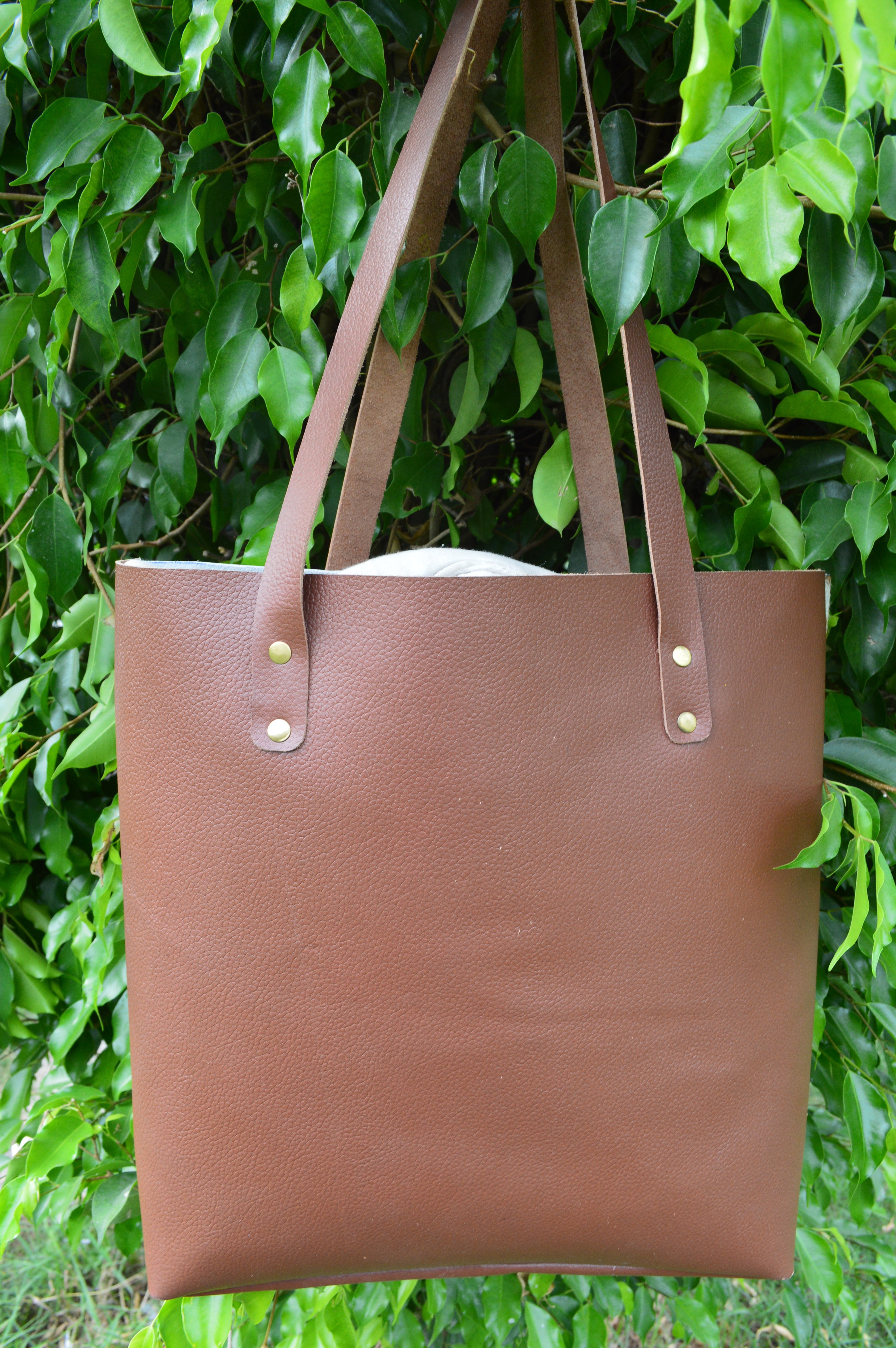 Natural Cowhide Tote Bag | Hair On Leather Cow Hide Handbag | Real Cow Skin Shoulder Bag | TB52
