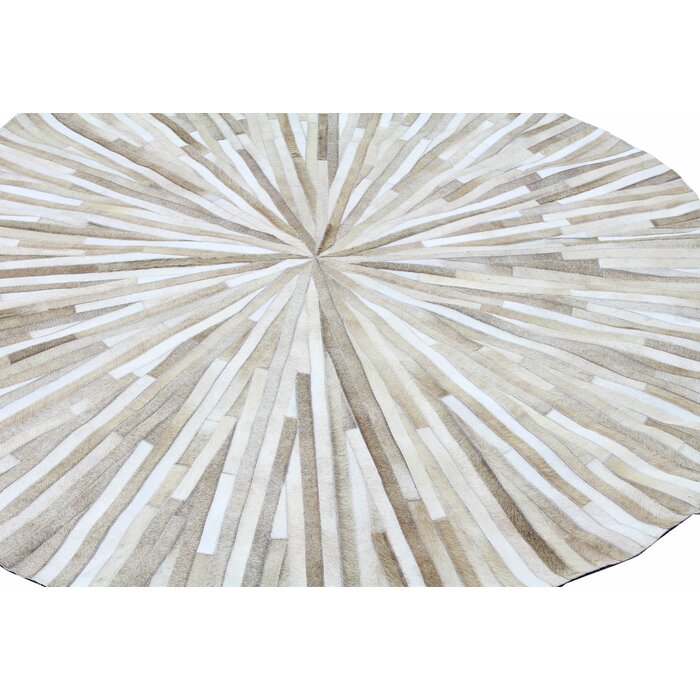 Genuine 100% Cowhide Leather Patchwork Rug, Hand-Stitched with Love | Hair on Leather Cowhide Carpet | PR106