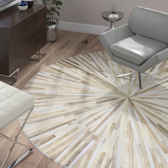 Genuine 100% Cowhide Leather Patchwork Rug, Hand-Stitched with Love | Hair on Leather Cowhide Carpet | PR106