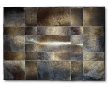 Load image into Gallery viewer, HANDMADE 100% Natural COWHIDE RUG | Patchwork Cowhide Area Rug | Real Cowhide Hallway Runner | Hair on Leather Cowhide Carpet | 515
