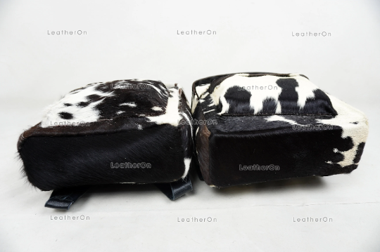 Natural Cowhide Backpack Bag | 100% Hair On Cowhide Leather Backpack Bag | Real Cow skin Backpack Bag