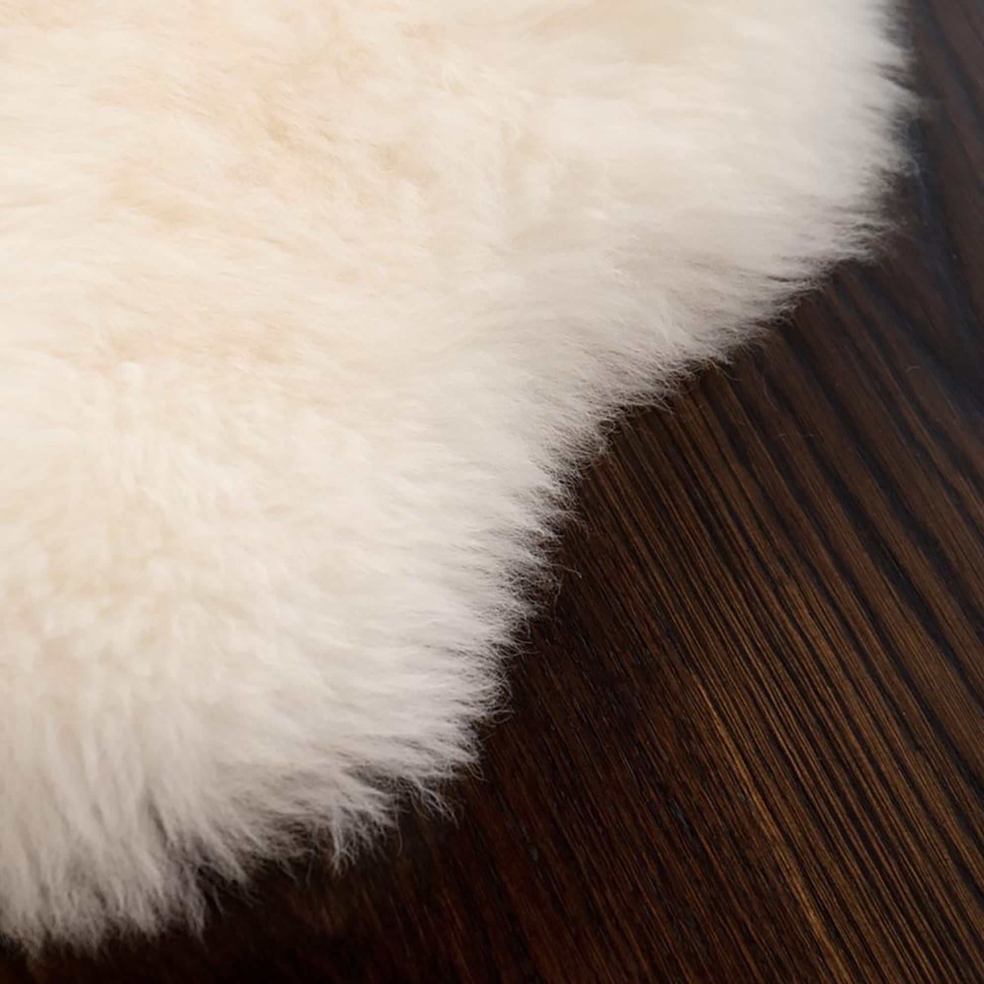 Genuine Australian Champagne SHEEPSKIN Rug ( 3 x 2 ft. approx. ) 100% Natural Real Sheepskin Fur Area Rug