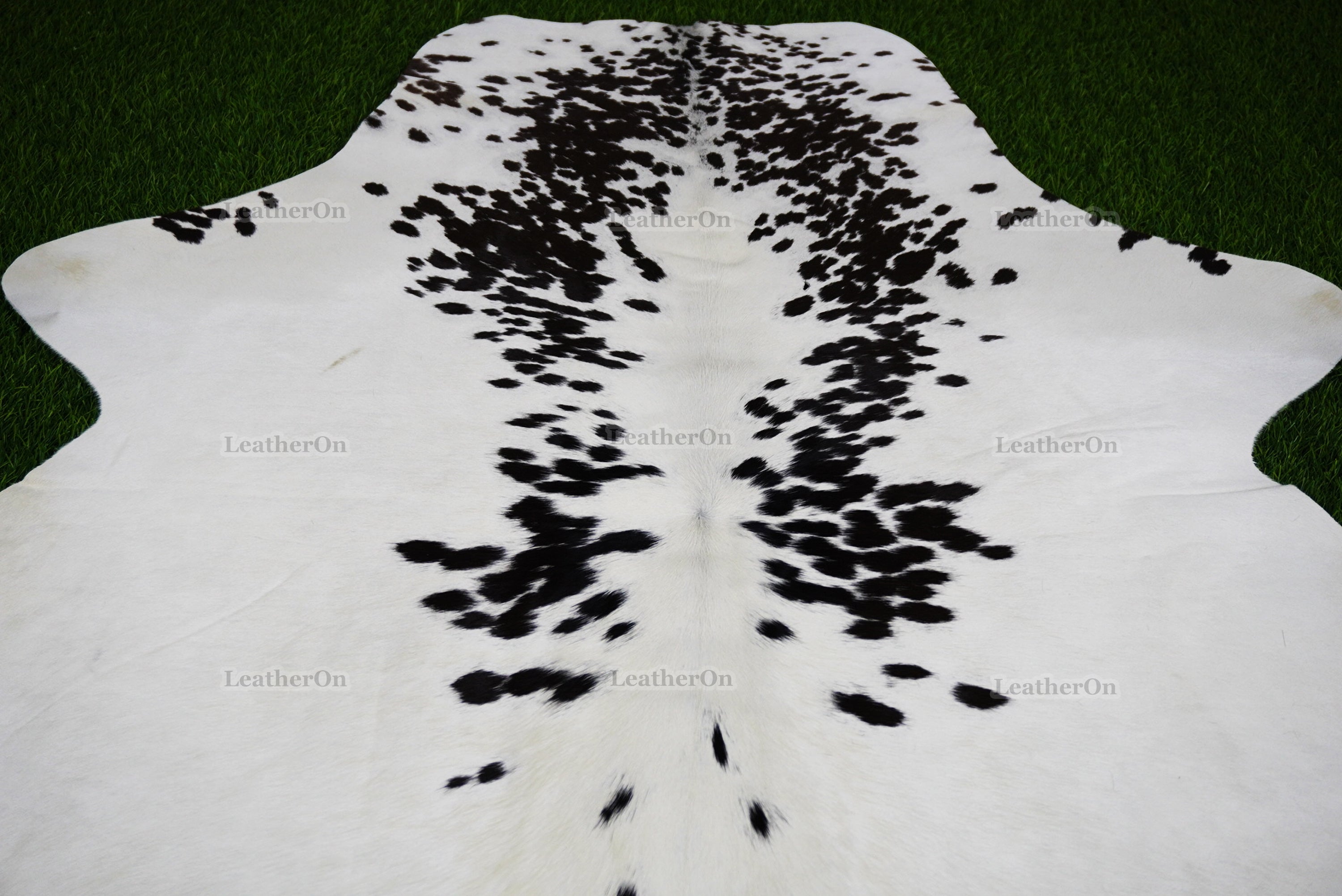 Pure White Cowhide (3.9 X 3.9 ft.) Exact As Photo Cowhide Rug | 100% Natural Cowhide Area Rug | Real Hair-on Leather Cowhide Rug | C880 on sale