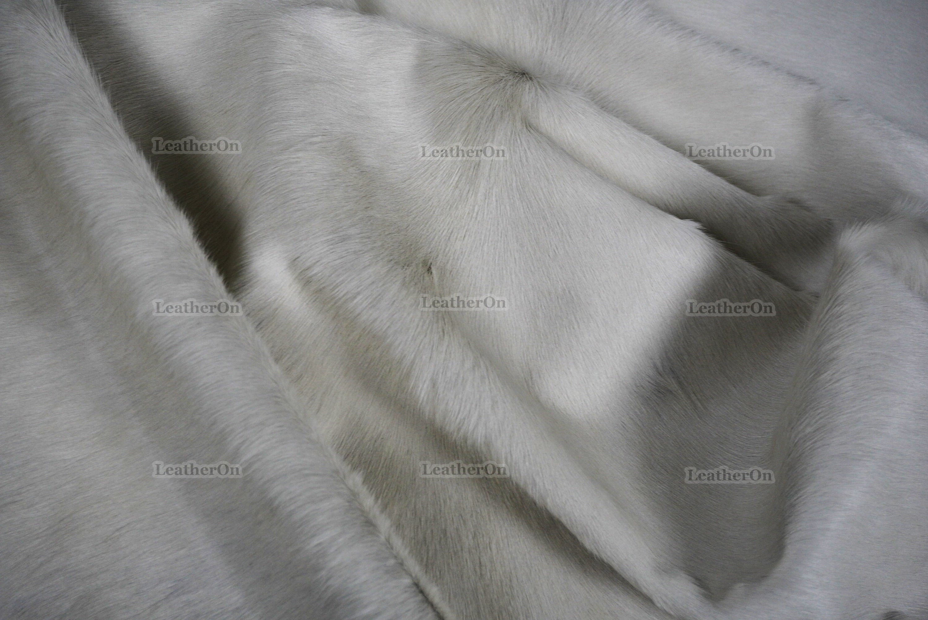 Pure White Cowhide (3.9 X 3.9 ft.) Exact As Photo Cowhide Rug | 100% Natural Cowhide Area Rug | Real Hair-on Leather Cowhide Rug | C880