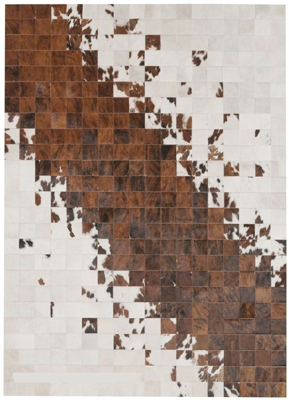 HANDMADE 100% Natural COWHIDE RUG | Patchwork Cowhide Area Rug | Real Cowhide Hallway Runner | Hair on Leather Cowhide Carpet | PR3
