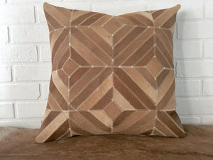 Cowhide Patchwork Pillows Covers 100% Natural Hair on Cowhide Leather Pillow Cases Real Cowhide Cushion Covers