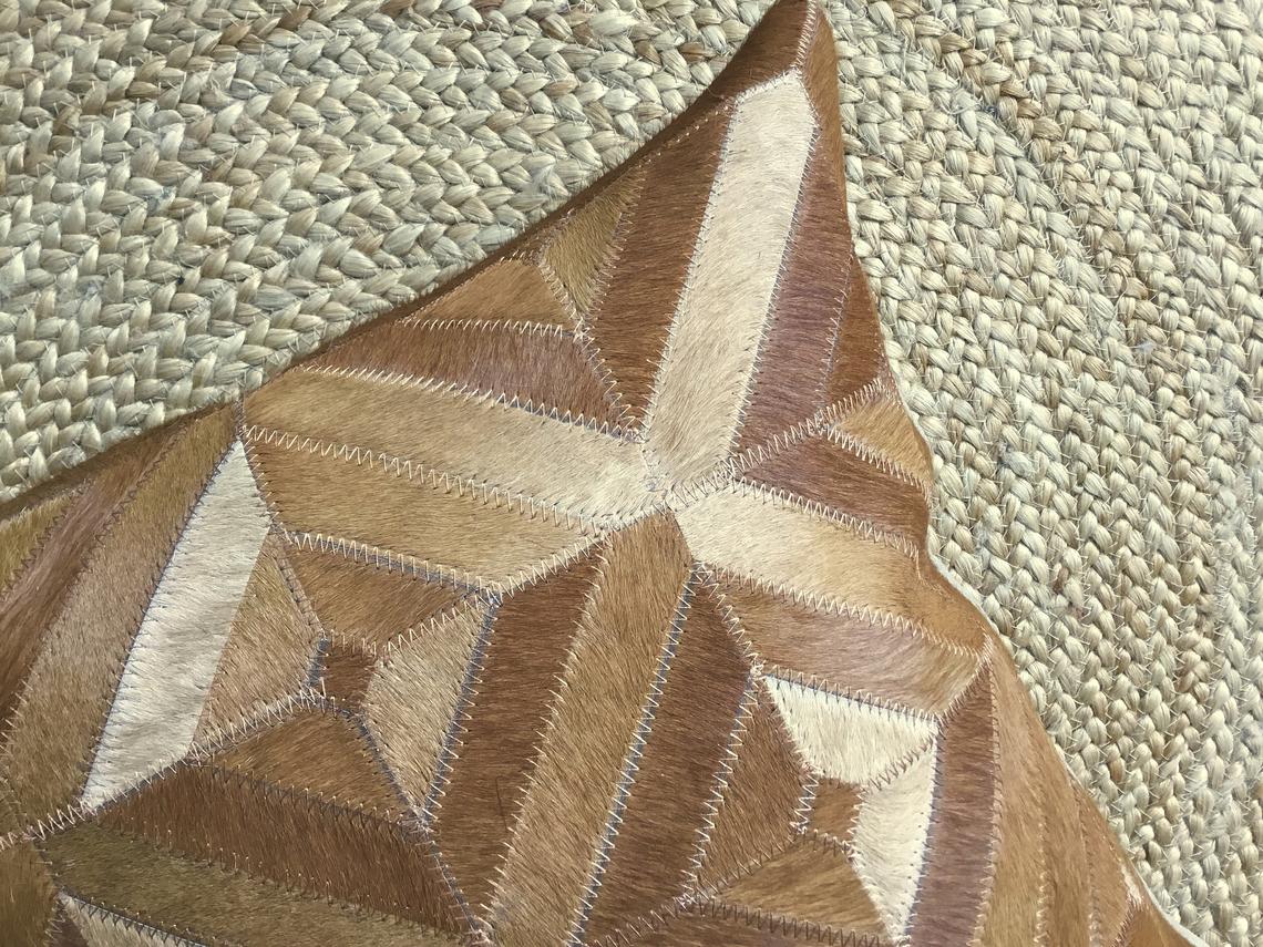 Cowhide Patchwork Pillows Covers 100% Natural Hair on Cowhide Leather Pillow Cases Real Cowhide Cushion Covers