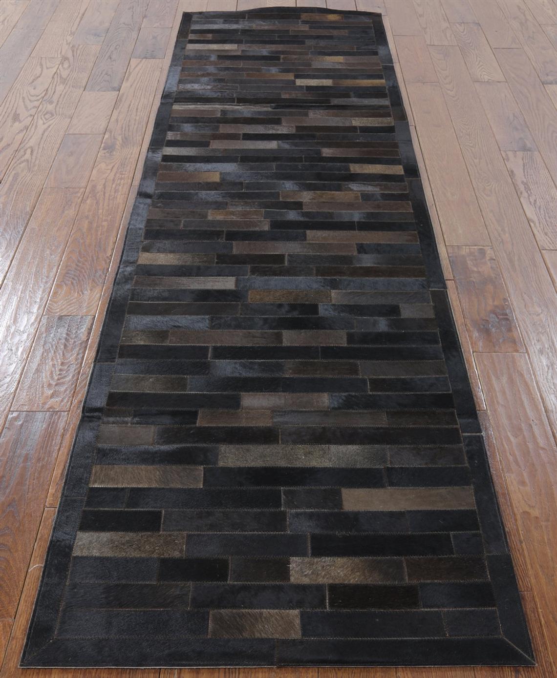 HANDMADE 100% Natural COWHIDE RUG | Patchwork Cowhide Area Rug | Real Cowhide Hallway Runner | Hair on Leather Cowhide Carpet | PR1