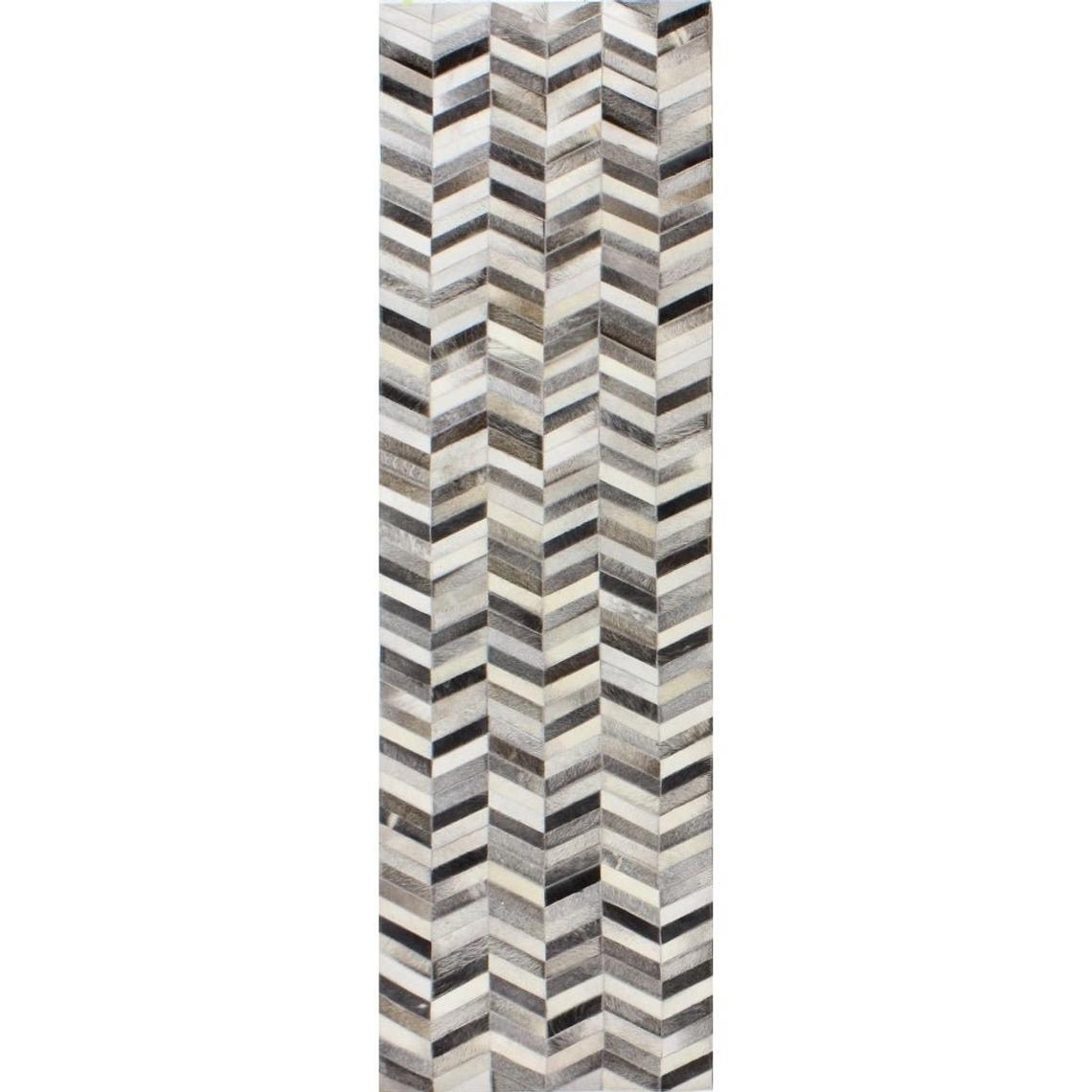HANDMADE 100% Natural COWHIDE RUG | Patchwork Cowhide Area Rug | Real Cowhide Hallway Runner | Hair on Leather Cowhide Carpet | PR33