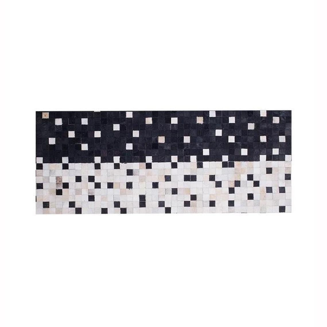 HANDMADE 100% Natural COWHIDE RUG | Patchwork Cowhide Area Rug | Real Cowhide Hallway Runner | Hair on Leather Cowhide Carpet | PR47