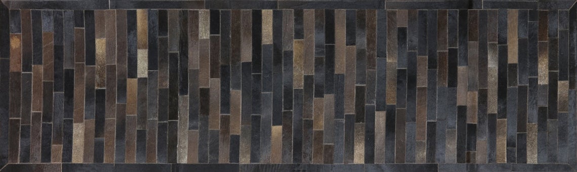 HANDMADE 100% Natural COWHIDE RUG | Patchwork Cowhide Area Rug | Real Cowhide Hallway Runner | Hair on Leather Cowhide Carpet | PR1