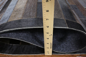 HANDMADE 100% Natural COWHIDE RUG | Patchwork Cowhide Area Rug | Real Cowhide Hallway Runner | Hair on Leather Cowhide Carpet | PR1