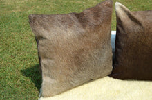 Load image into Gallery viewer, Double Sided Natural Cowhide Pillow Covers Real Hair on Cowhide Leather Cushion Covers
