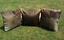 Load image into Gallery viewer, Double Sided Natural Cowhide Pillow Covers Real Hair on Cowhide Leather Cushion Covers
