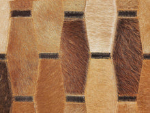 Load image into Gallery viewer, HANDMADE 100% Natural COWHIDE RUG | Patchwork Cowhide Area Rug | Real Cowhide Hallway Runner | Hair on Leather Cowhide Carpet | PR27
