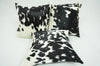 Cowhide Cushion Covers Real Hair on Cowhide Leather Pillow Cases Natural Cow Skin Pillow Covers | PLW171