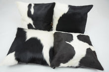 Load image into Gallery viewer, Cowhide Cushion Covers 100% Natural Hair on Leather Cow Hide Pillow Covers Handmade Real Cow Skin Pillow Cases |
