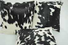 Load image into Gallery viewer, Cowhide Cushion Covers Real Hair on Cowhide Leather Pillow Cases Natural Cow Skin Pillow Covers | PLW171
