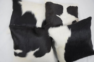 Cowhide Cushion Covers 100% Natural Hair on Leather Cow Hide Pillow Covers Handmade Real Cow Skin Pillow Cases |