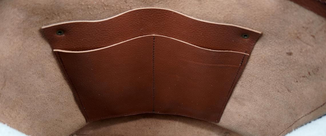 Natural Cowhide Tote Bags | Hair On Leather Cow Hide Handbags | Shoulder Bags | TB108