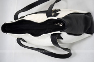 Natural Hair On Cowhide Handbag | Genuine Hair On Leather Shoulder Bag | Ladies Bag