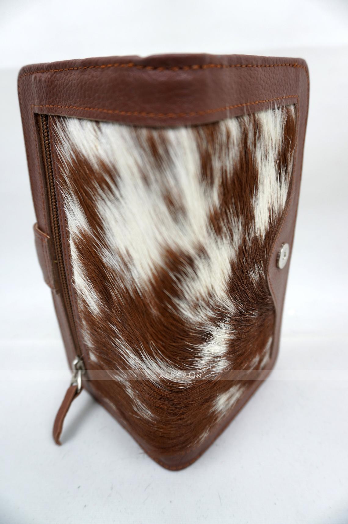 100% Natural Hair On Cowhide Clutch | Hair on Leather Clutch Wallet | Clutch Purse | Ladies Purse