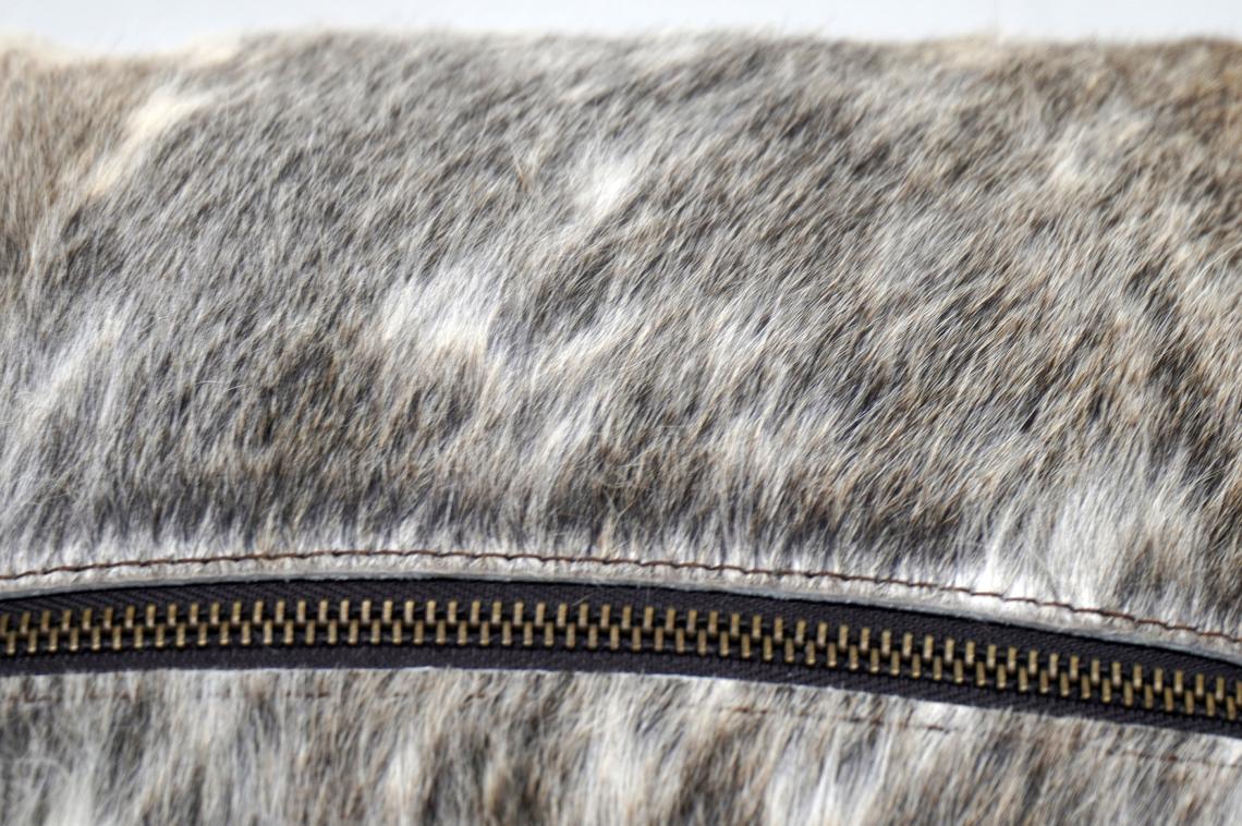 Cowhide Crossbody Bag - Cowhide Fur Purse - Zipper and Tassel Cowhide Clutch - Wristlet Bags with Strap (WB08)