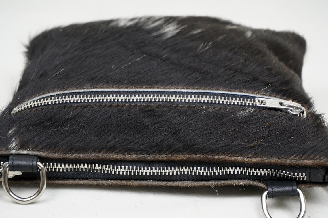 Natural Cowhide Cross body Bags with Strap | 100% Real Hair On Cowhide Leather Wristlet Bags | Genuine Cow skin Ladies Handbags | CB11