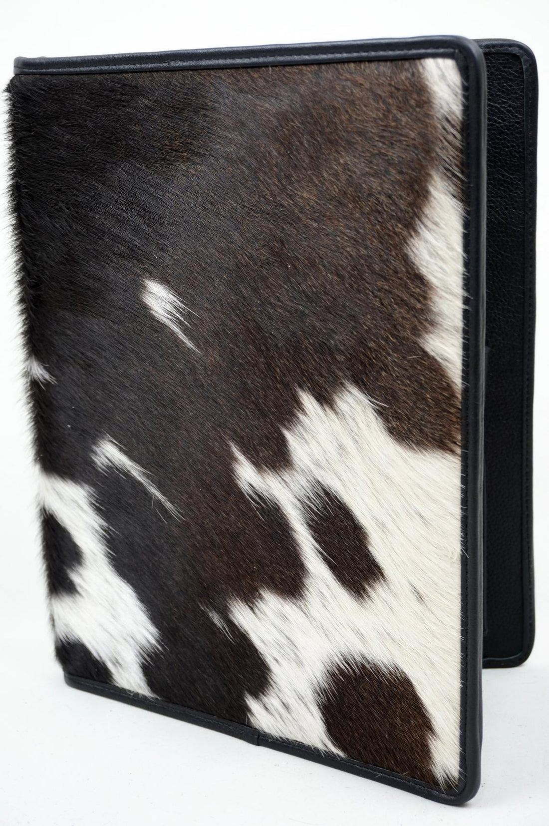 GENUINE Cowhide File Bag | Natural Hair-on Leather Office File Cover | Real Cow Skin Documents Bag | FC02
