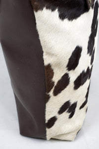 Natural Cowhide Tote Bags | Hair On Leather Cow Hide Handbags | Shoulder Bags | TB106