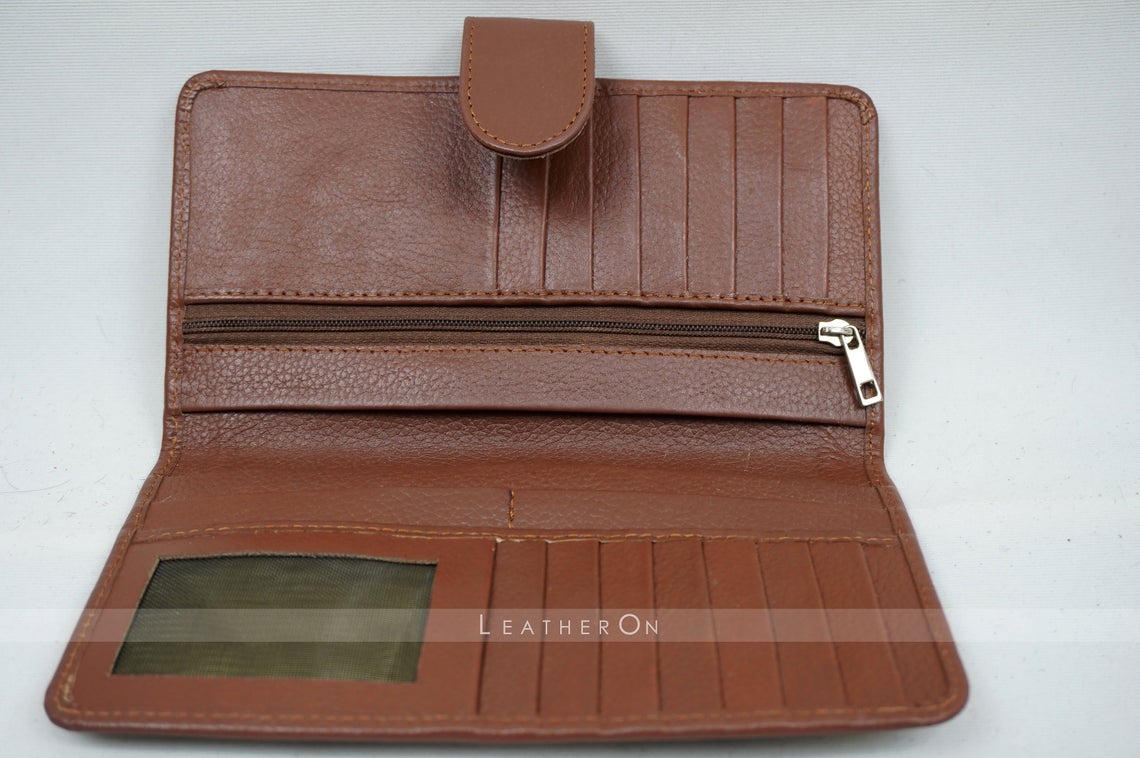 100% Natural Hair On Cowhide Clutch | Hair on Leather Clutch Wallet | Clutch Purse | Ladies Purse