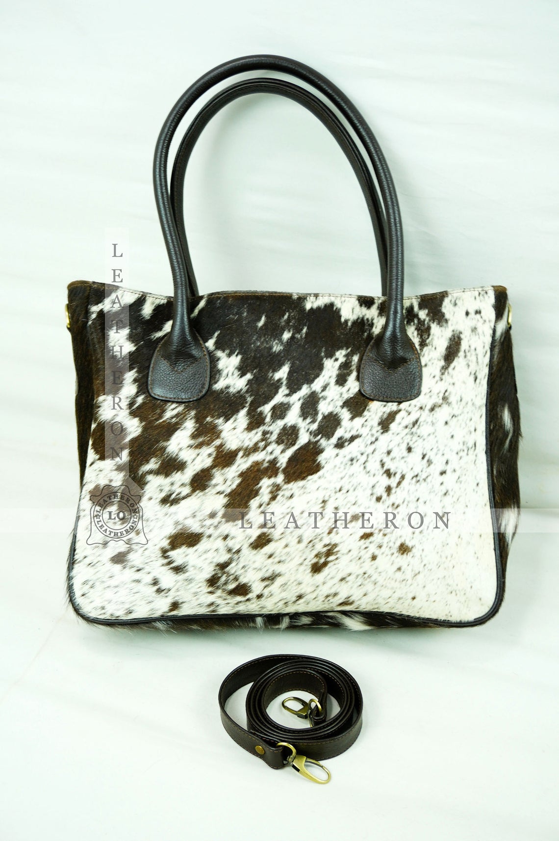 Natural Hair On Cowhide Handbag | Genuine Hair On Leather Shoulder Bag | Real Cow Skin Ladies Bag
