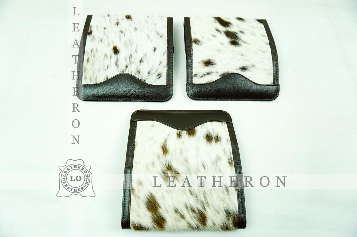 100% Natural Cowhide Clutch Wallet | Real Hair on Leather Clutch Purse | Genuine Cow Skin Leather Clutch Pouch | BCL 69