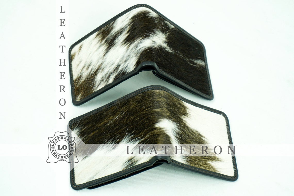 Bifold Cowhide Wallets!! 100% Natural Hair on Cowhide Leather Bifold Wallets | Cow Skin Leather Purses and Wallets