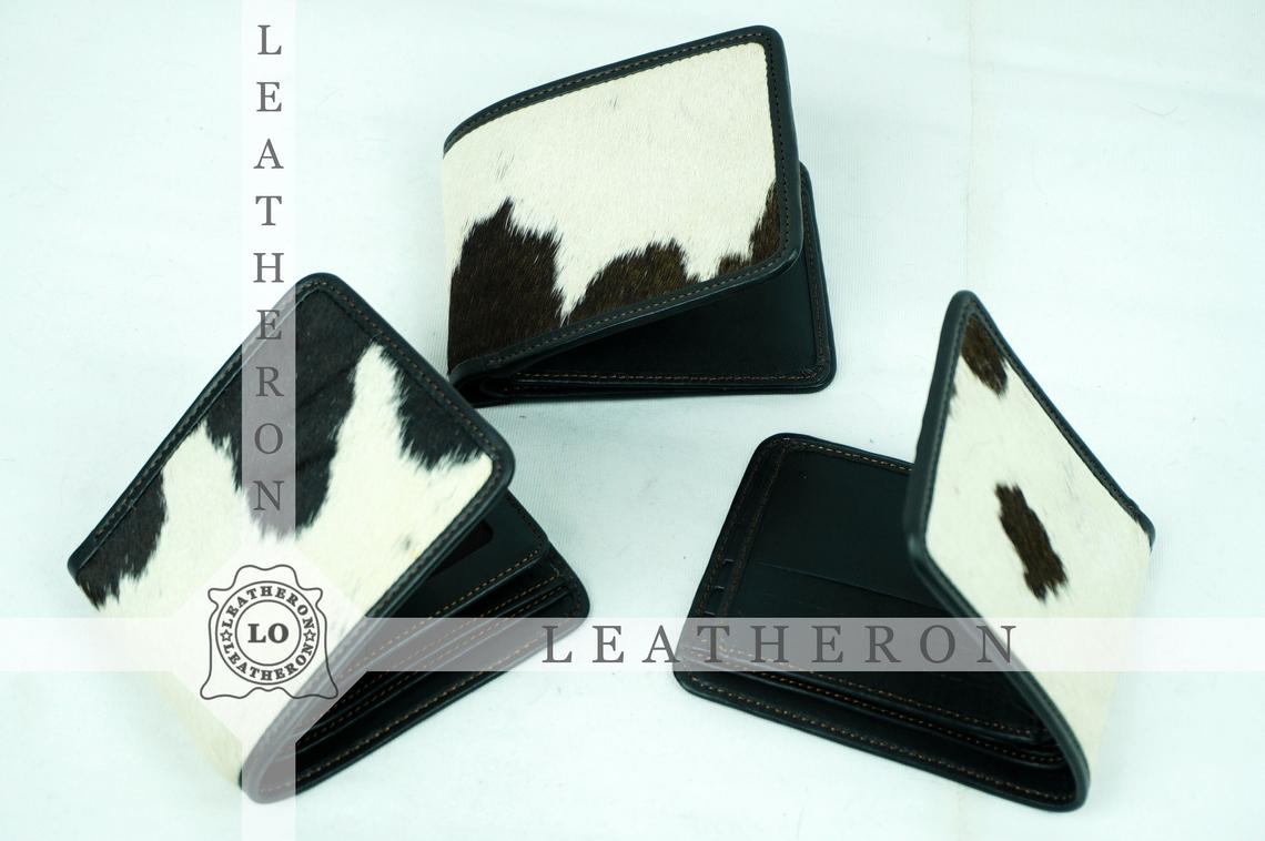 Bifold Cowhide Wallets!! 100% Natural Hair on Cowhide Leather Bifold Wallets | Cow Skin Leather Purses and Wallets