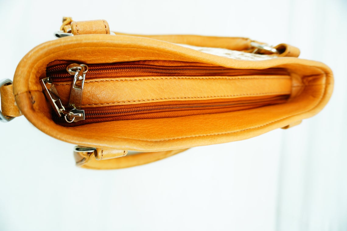 Natural Hair On Cowhide Handbag | Genuine Hair On Leather Shoulder Bag | Real Cow Skin Ladies Bag