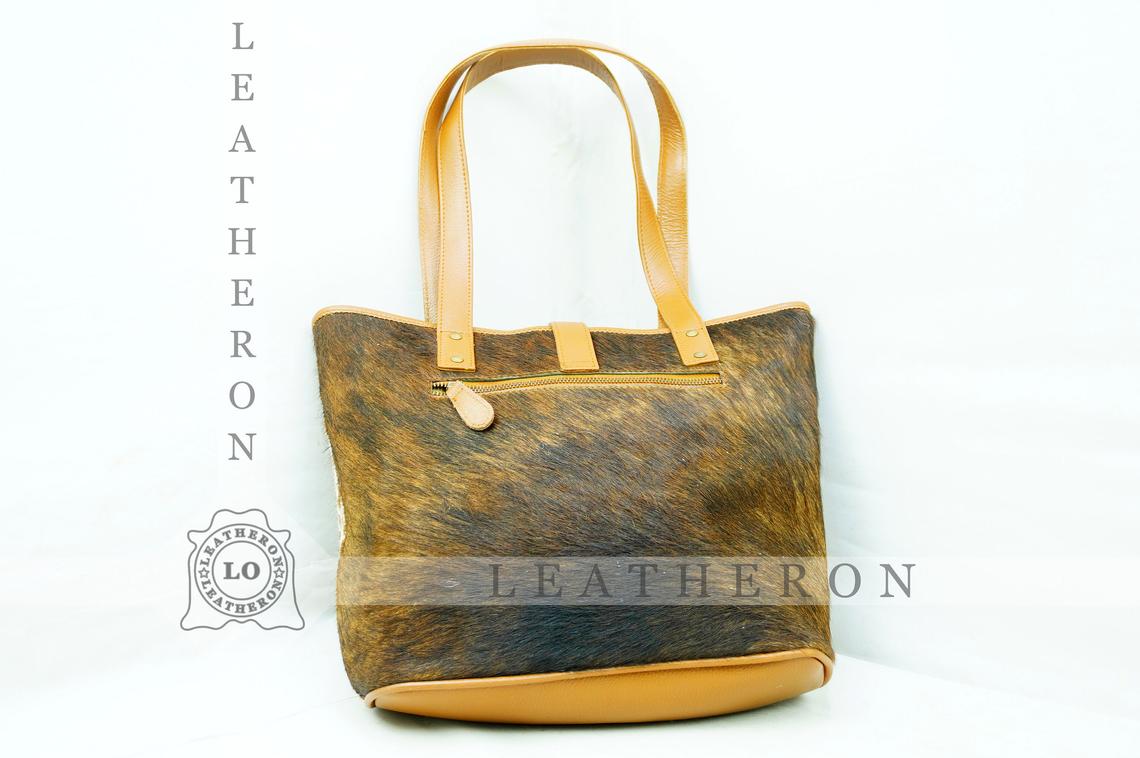 Natural Hair On Cowhide Handbag | Genuine Hair On Leather Shoulder Bag | Real Cow Skin Ladies Bag