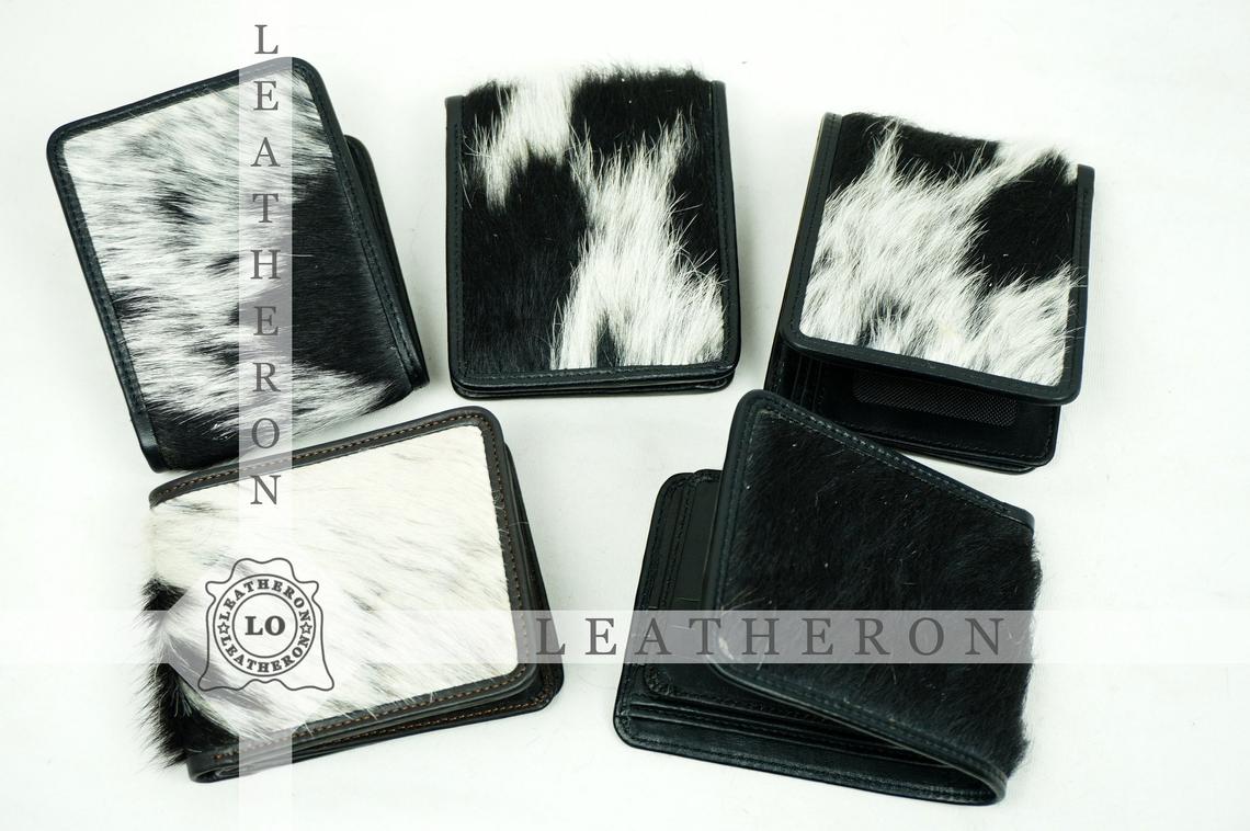 Bifold Cowhide Wallets!! 100% Natural Hair on Cowhide Leather Bifold Wallets | Cow Skin Leather Purses and Wallets