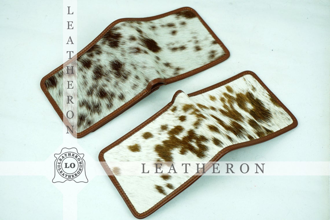 Bifold Cowhide Wallets!! 100% Natural Hair on Cowhide Leather Bifold Wallets | Cow Skin Leather Purses and Wallets