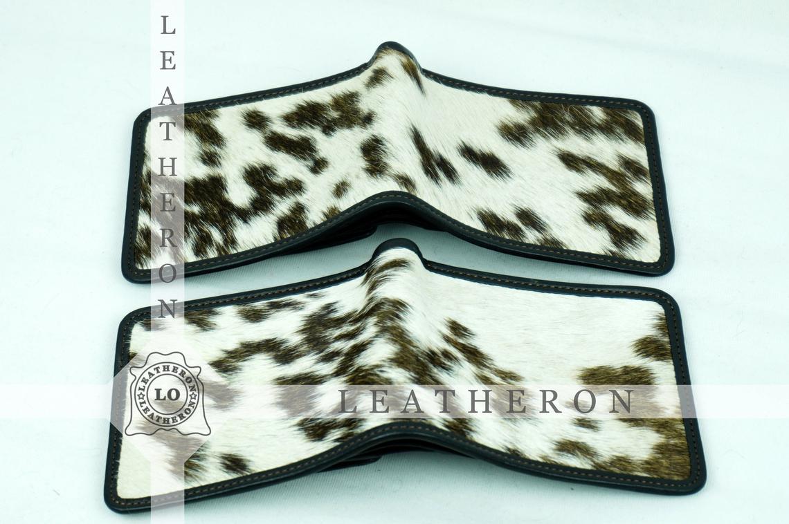 Bifold Cowhide Wallets!! 100% Natural Hair on Cowhide Leather Bifold Wallets | Cow Skin Leather Purses and Wallets