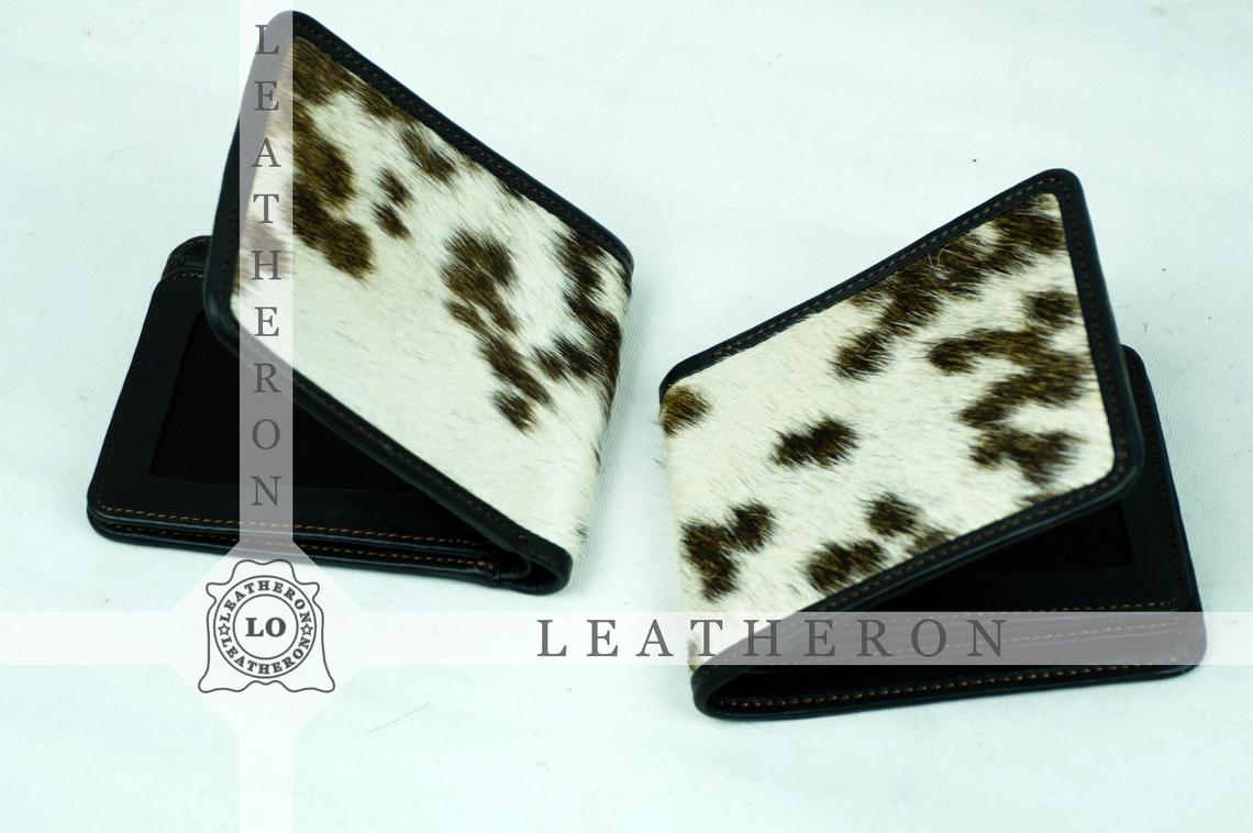 Bifold Cowhide Wallets!! 100% Natural Hair on Cowhide Leather Bifold Wallets | Cow Skin Leather Purses and Wallets