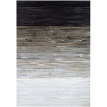Load image into Gallery viewer, HANDMADE 100% Natural COWHIDE RUG | Patchwork Cowhide Area Rug | Real Cowhide Hallway Runner | Hair on Leather Cowhide Carpet | PR37
