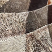 Load image into Gallery viewer, HANDMADE 100% Natural Patchwork Cowhide Area Rug | Hair on Leather Cowhide Carpet | PR81
